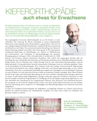 Käferzeitung | Kieferorthopädie auch etwas für Erwachsene