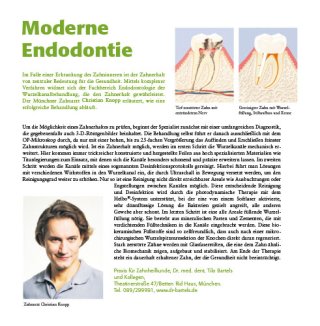 Käferzeitung | Moderne Endodontie